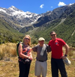 hikers at arthurs pass