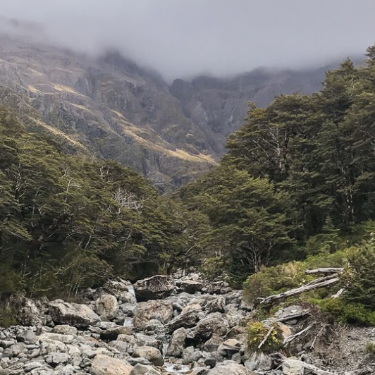 Arthurs Pass river, Canterbury New Zealand