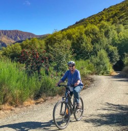Biking around Queenstown