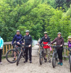 Biking group Arrowtown