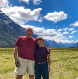 Couple in Fiordland National Park