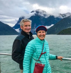 Couple in Milford Sound