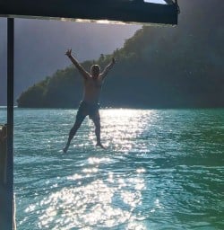 Diving into Milford Sound
