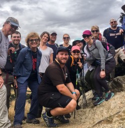 Group above Lake Dispute, Otago New Zealand