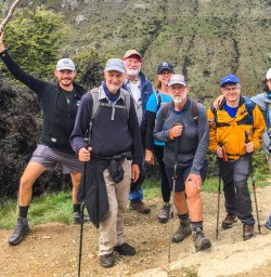 Group above Lake Dispute, Otago New Zealand