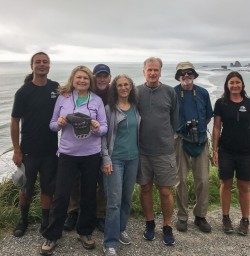 Group at Meybille Bay, West Coast New zealand