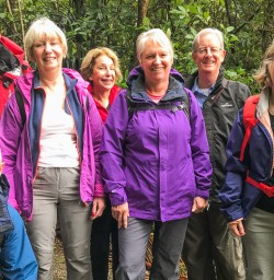 Group at Porarari River, Paparoa National Park West Coast New Zealand