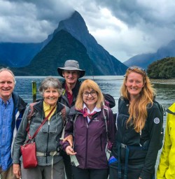 Group tour at Milford Sound