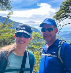 guests enjoying views on the Routeburn Track