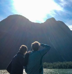 Guests viewing Milford Sound
