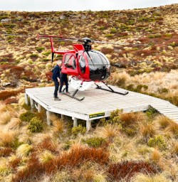 Helicopter landing kepler track
