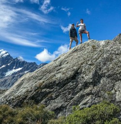 Hiking the Aoraki Mt Cook National Park, Canterbury New Zealand