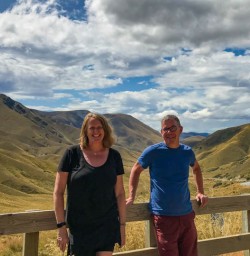 Lindis Pass road