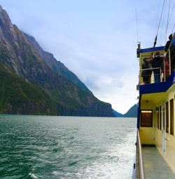 What better way to see the fiords than by boat!