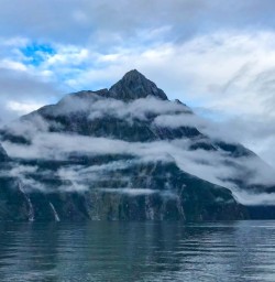 Mist in Milford Sound