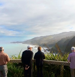 Group at Punakaiki Pancake Rocks