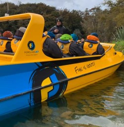 Waiou river jet boating