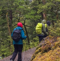 Walking the Routeburn track, Otago New Zealand