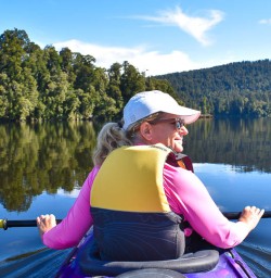 Kaykaing in Frans Josef on Lake Mapourika