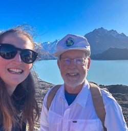 Tasman Lake in New Zealand 