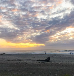 10 West Coast sunset on the beach