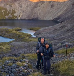 Angelus hut sunrise