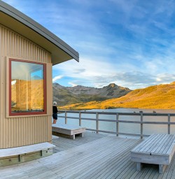 Angelus Hut sunrise