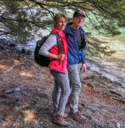 Couple at Lake Rotoiti, Tasman New Zealand