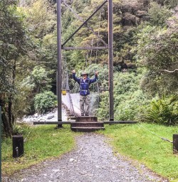 Walking the Hollyford Track, Fiordland National Park Southland New Zealand