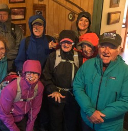 Group at Martins Bay Lodge, Fiordland New Zealand