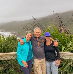 Group at Meybille Bay, West Coast New zealand