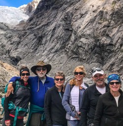 Group photo at Franz Josef glacier