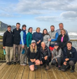 Group at West Coast New Zealand