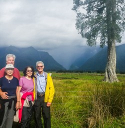 Group at West Coast New Zealand