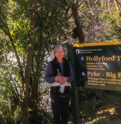 Guest at Hollyford Track, Fiordland New Zealand
