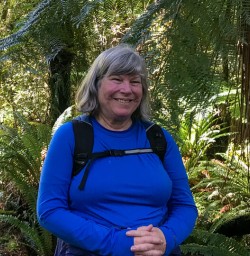 Guest at the Hollyford track, Fiordland New Zealand