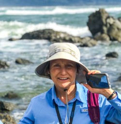 Guest at Martins Bay, Fiordland National Park Southland New Zealand