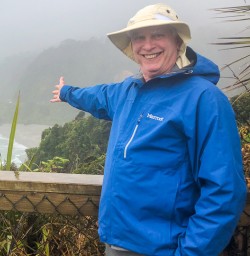 Guest at Meybille Bay, West Coast New Zealand