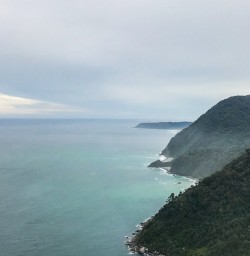Helicopter View of Fiordland National Park Coast Southland New Zealand
