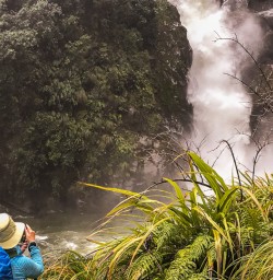 Hidden Falls, Hollyford Track, Fiordland National Park Southland New Zealand