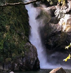 Hidden Falls, Hollyford Track Fiordland New Zealand