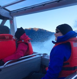 On our way up the river