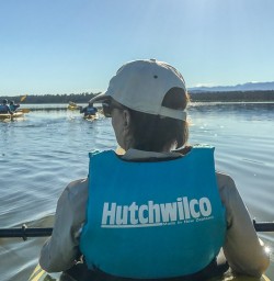 Kayaking at Okarito Lagoon, West Coast New Zealand