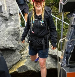 Guide at Milford Sound