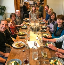 New Zealand trails group dinner