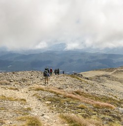 Walking at Nelson Lakes National Park, Tasman New Zealand