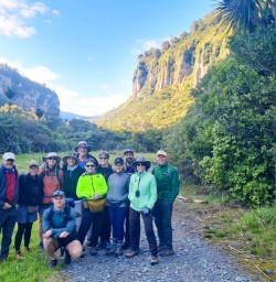 10. Group photo on Pororari River Track