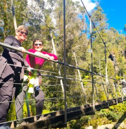 10. Guests on bridge Pororari River Track