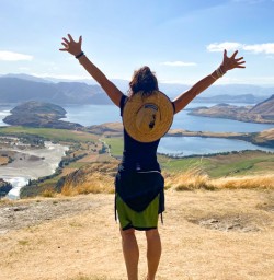 10. Super guide Kelly at Rocky Mountain summit