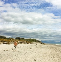 10. West Coast walking along beach